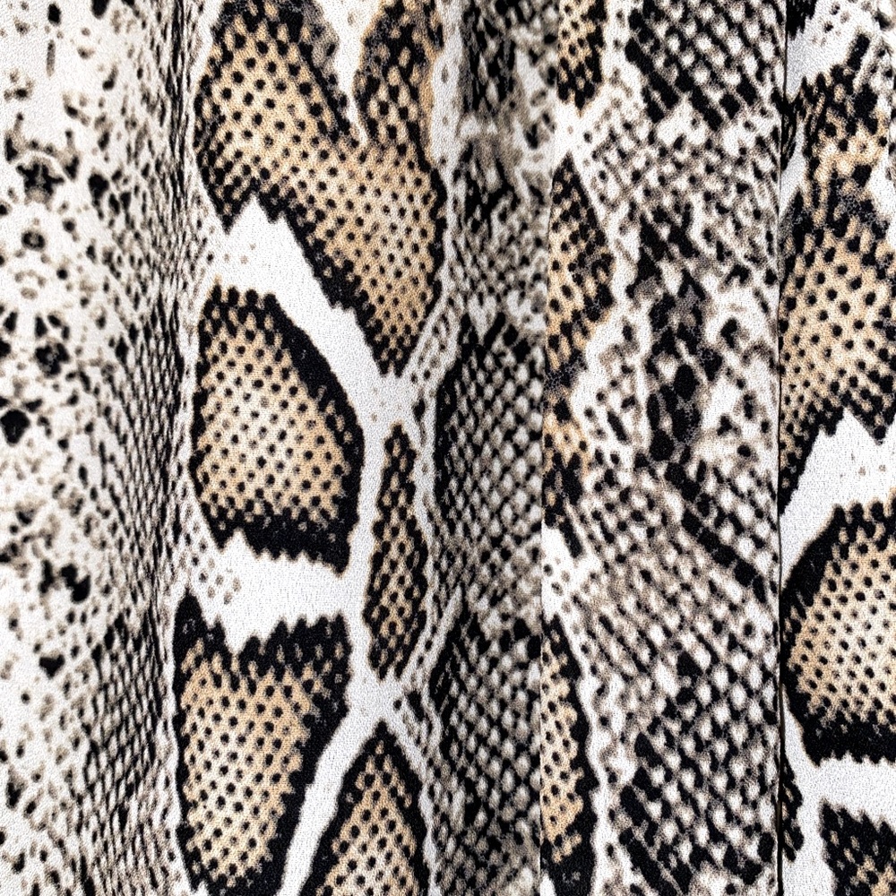 Snake Print Papaya Short